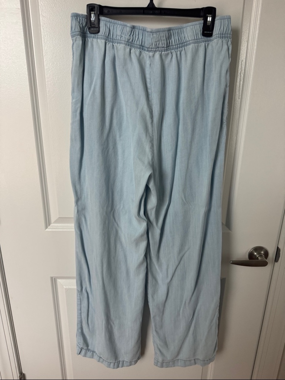 Grace Light Blue Wide-Leg Women's Pants - Picture 5 of 5